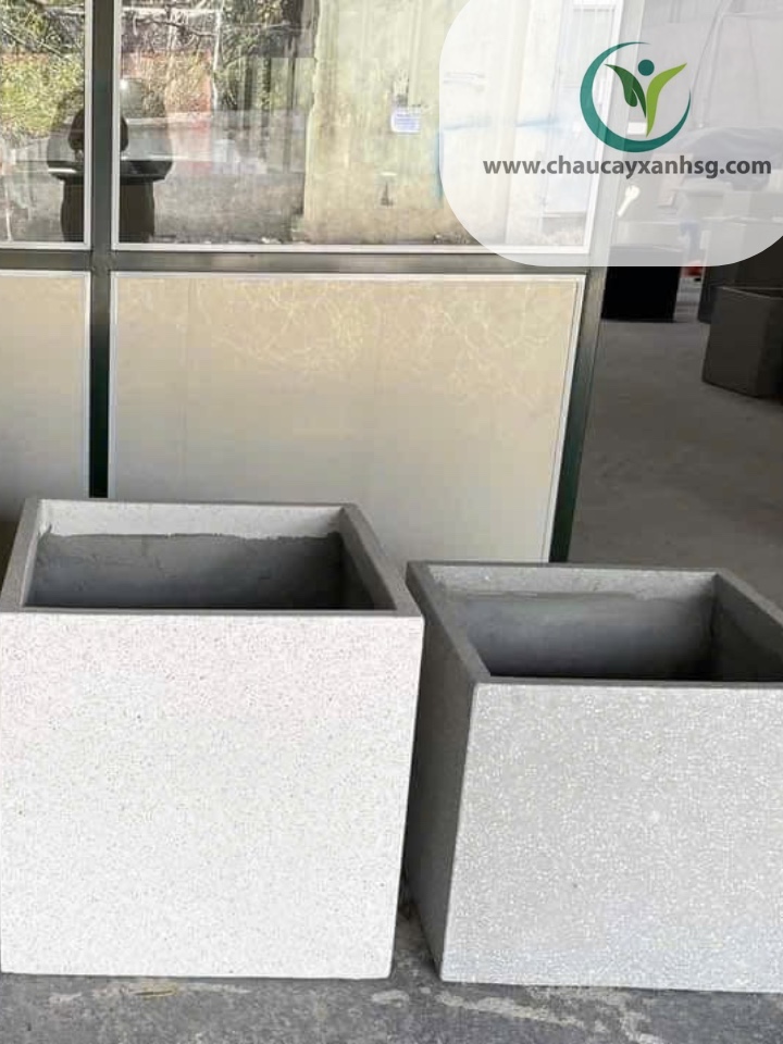 Chậu đá mài hình vuông