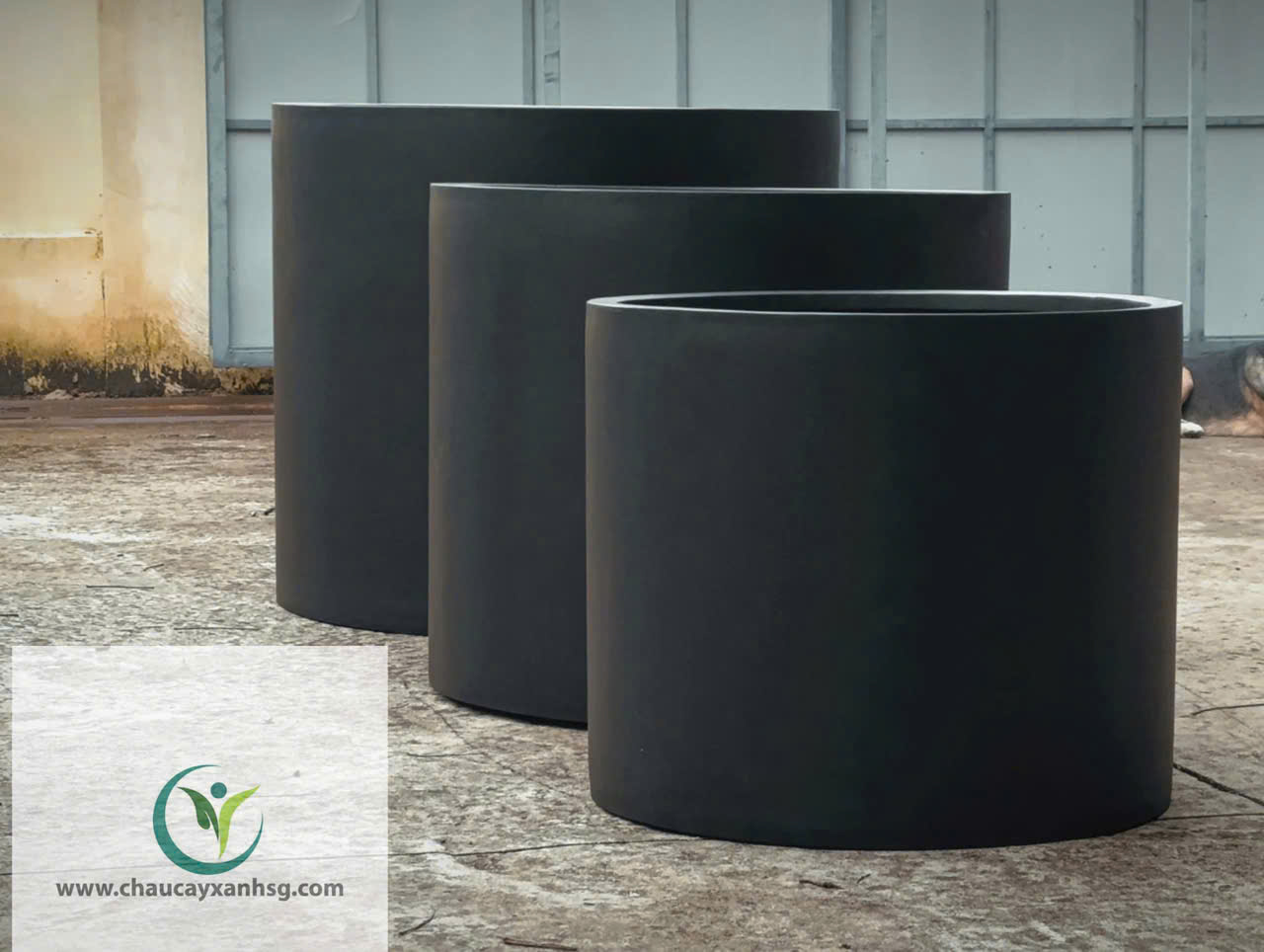 Chậu Composit Tròn Theo Kích Thước 