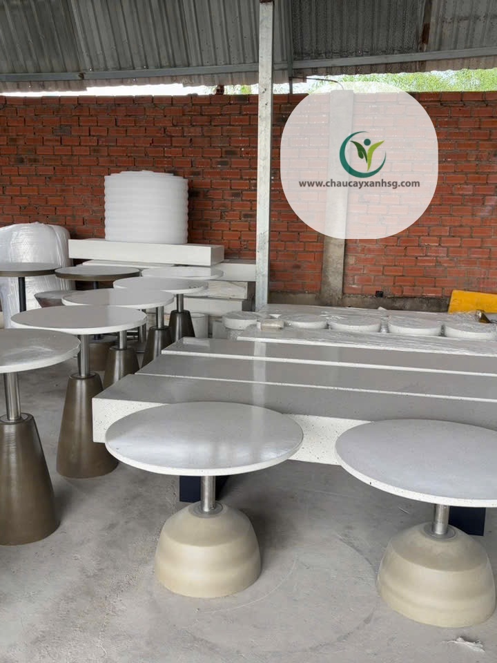 Bàn Sofa Đá terrazzo 80*45