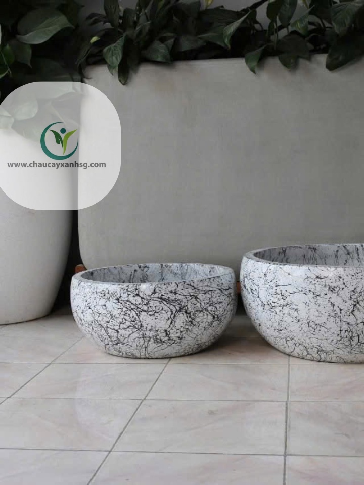 Chậu Sơn Giả Đá Hình Chảo.