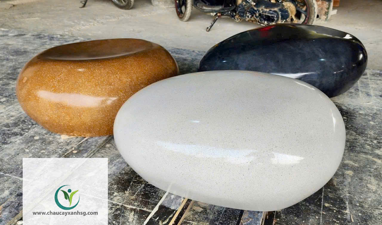 Bàn Ghế Đá Terrazzo Ngoài Trời