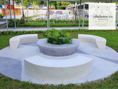 Ghế Liền Chậu Cây Cho Công Viên Và Resort 