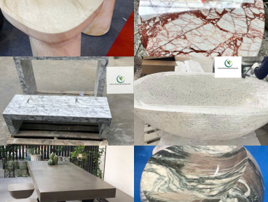 Các Sản Phẩm Đá Mài Terrazzo, Bê Tông Và Đá Marble Xuất Khẩu