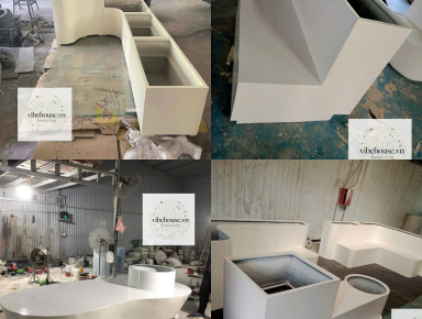 Ghế Liền Chậu Cây Cho Công Viên
