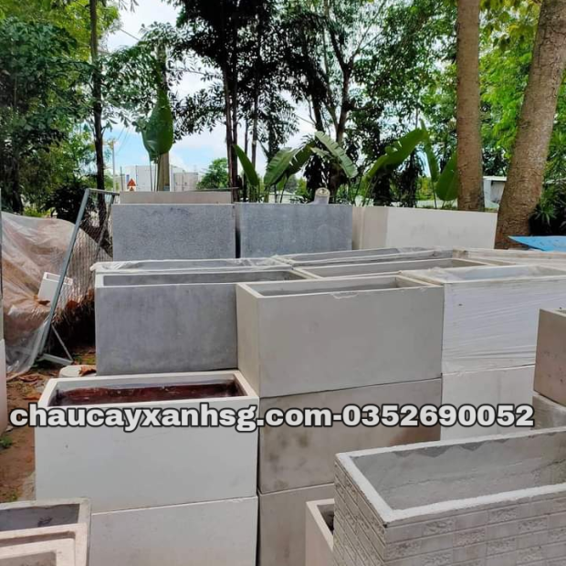 Chậu trồng cây chữ nhật 60x30x30
