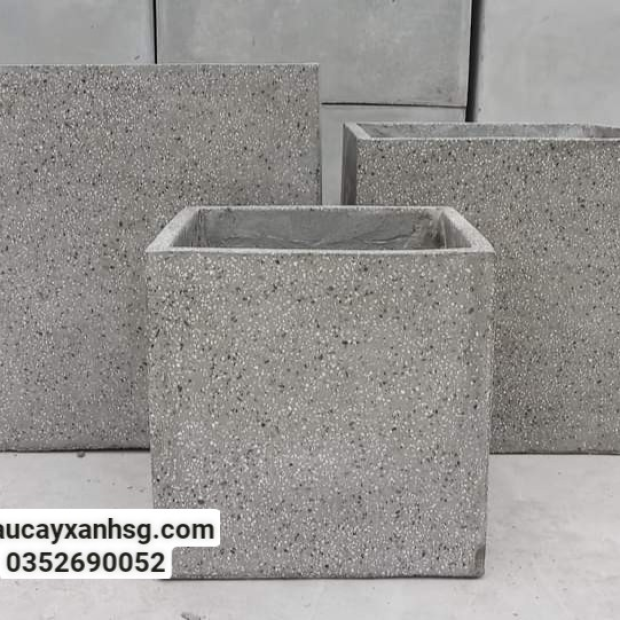 Chậu xi măng vuông 40x40x40 giá rẻ tại TP.HCM