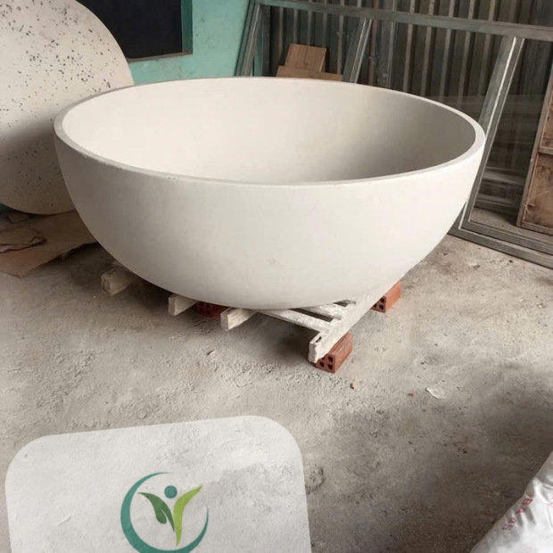 Bồn Tắm Tròn Terrazzo