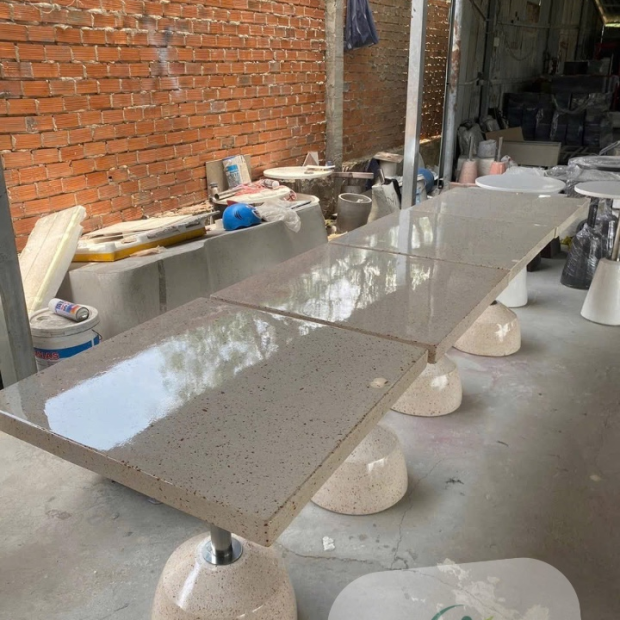 Bàn Ăn Terrazzo D80 x H75cm 