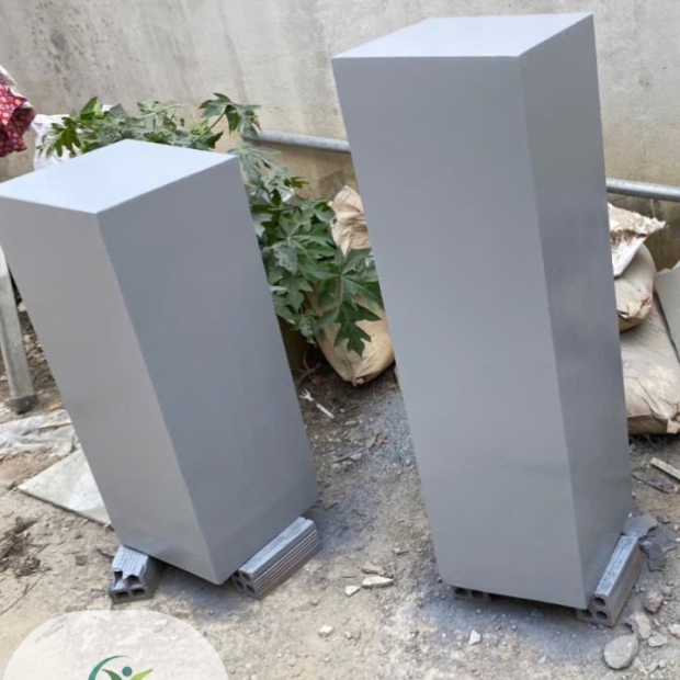 Đôn Trụ Vuông Terrazzo