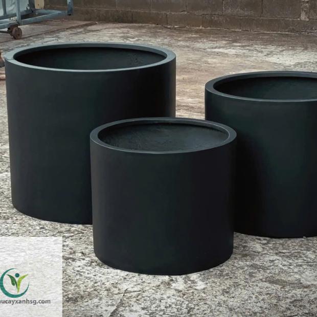 Chậu Composite Tròn Theo Kích Thước