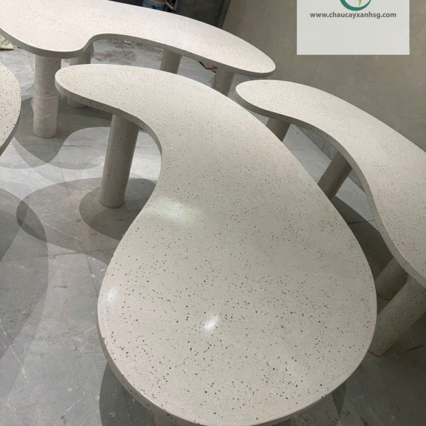 Bàn Đá Mài Terrazzo Cho Sảnh, Phòng Trưng Bày