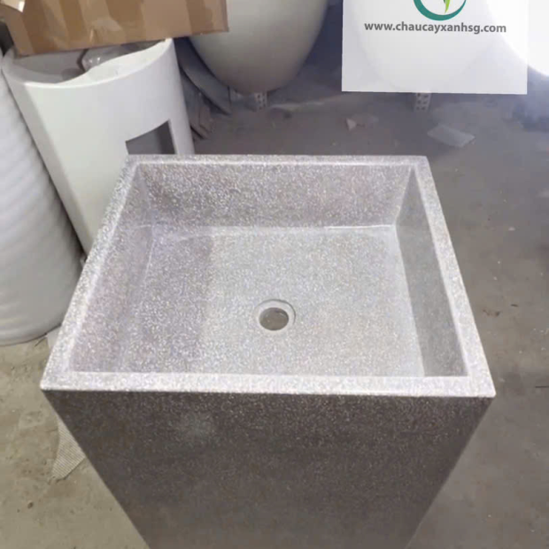 Chậu Rửa Lavabo Đá Mài Giá Tại Xưởng