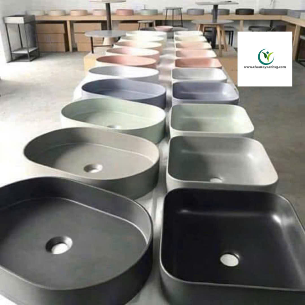 Xưởng Sản Xuất Chậu Rửa Lavabo Theo Yêu Cầu, Lavabo Đá Mài Treo Tường