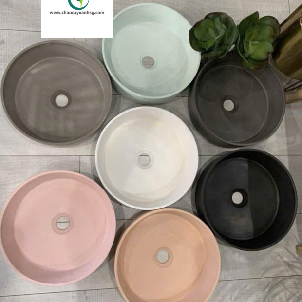 Xưởng Sản Xuất Chậu Rửa Lavabo Theo Yêu Cầu, Lavabo Đá Mài Treo Tường