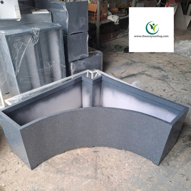 Chậu Cây Composite Theo Yêu Cầu Hình Chữ Nhật, Hình Tròn, Hình Vuông