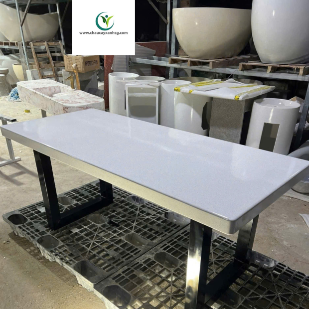 Bàn Ghế Đá, Chậu Rửa, Lavabo, Bồn Tắm Bê Tông Đá Mài Terrazzo Giá Xưởng