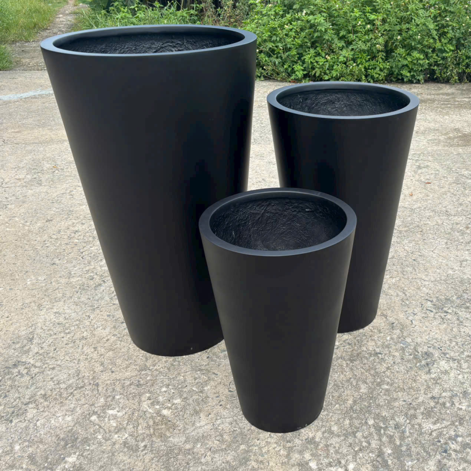 Chậu Composite Hình Ly Giá Rẻ Cho Công Trình, Resort Cao Cấp
