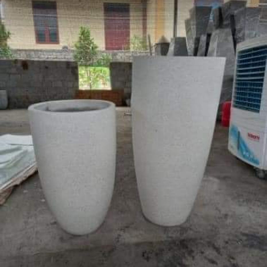 Chậu xi măng hình ly giá rẻ tại TP.HCM