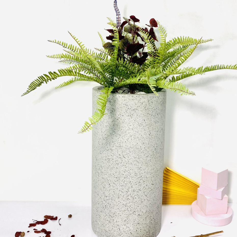 Chậu xi măng tròn 30×60 đẹp giá rẻ