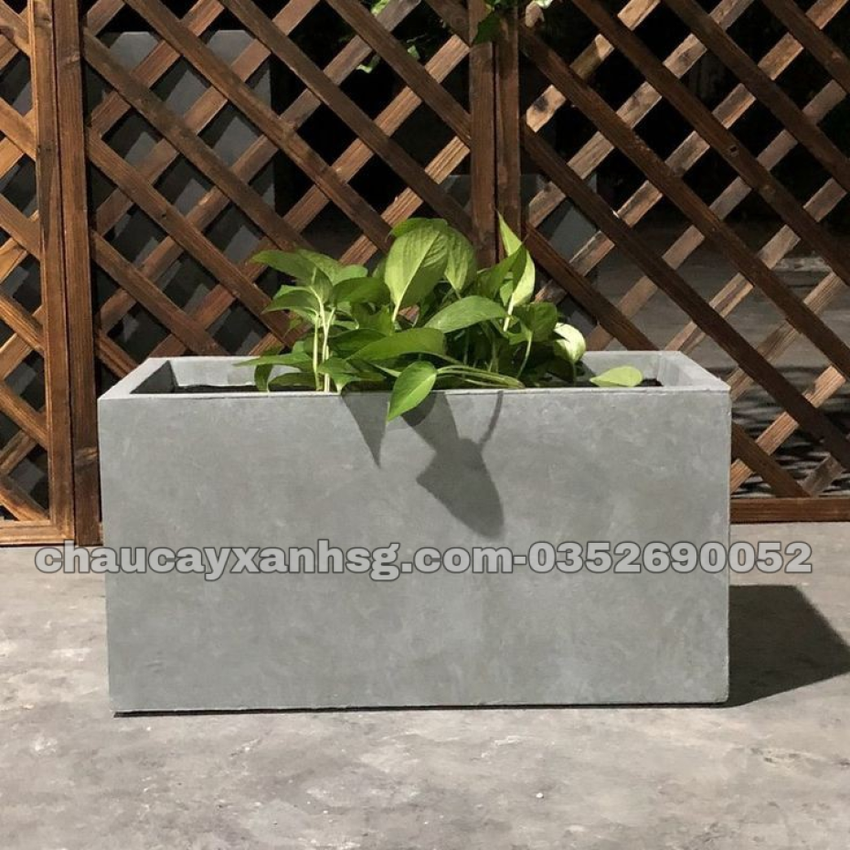 Chậu trồng cây chữ nhật 60x30x30