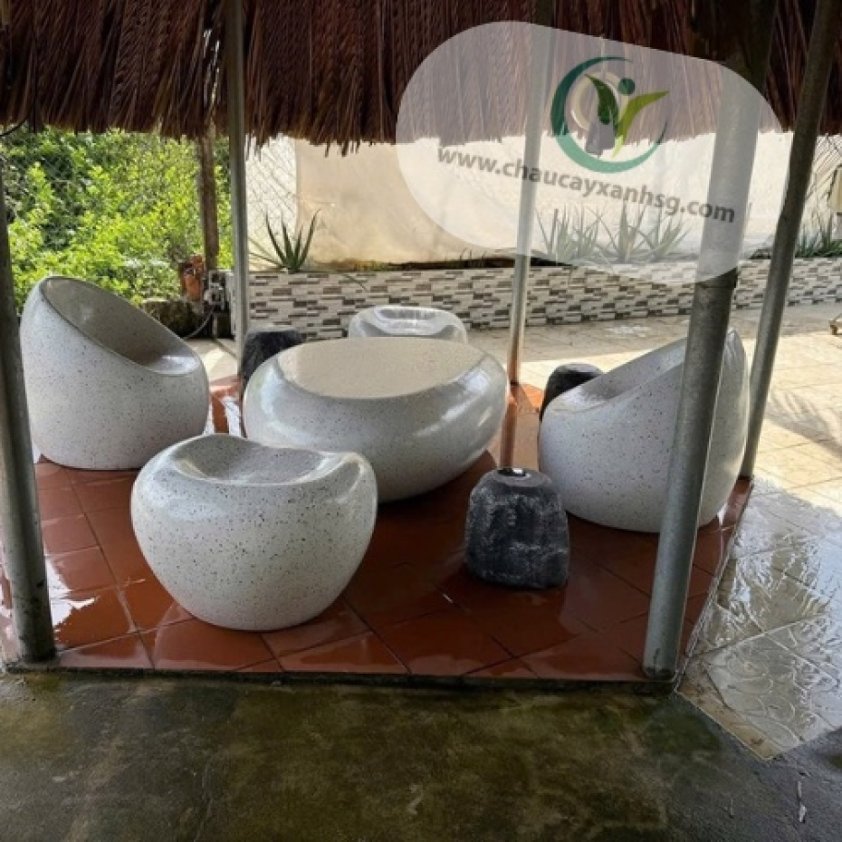 Set Bàn Ghế Đá Sân Vườn Đẹp