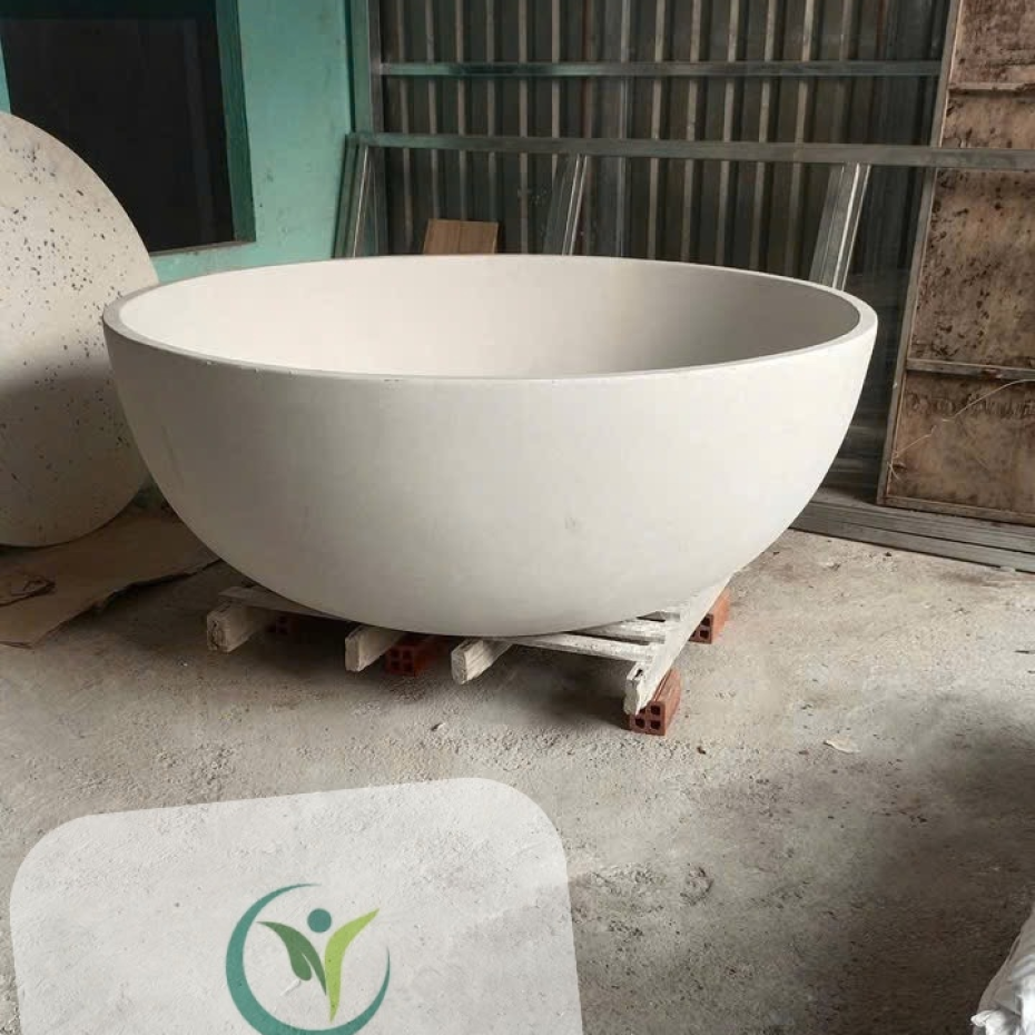 Bồn Tắm Tròn Terrazzo