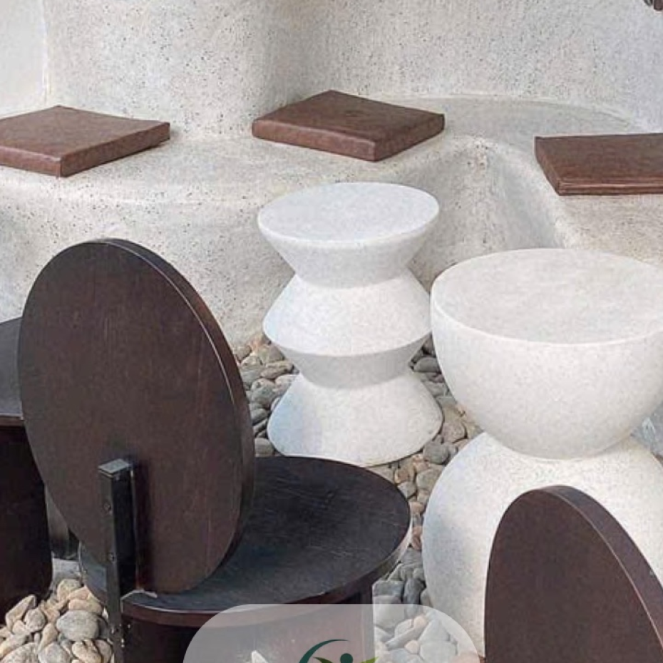 Đôn xi măng hình ba đốt