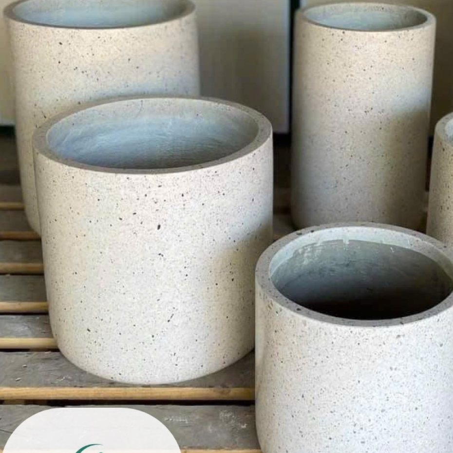 Chậu Đá Mài Trụ Tròn