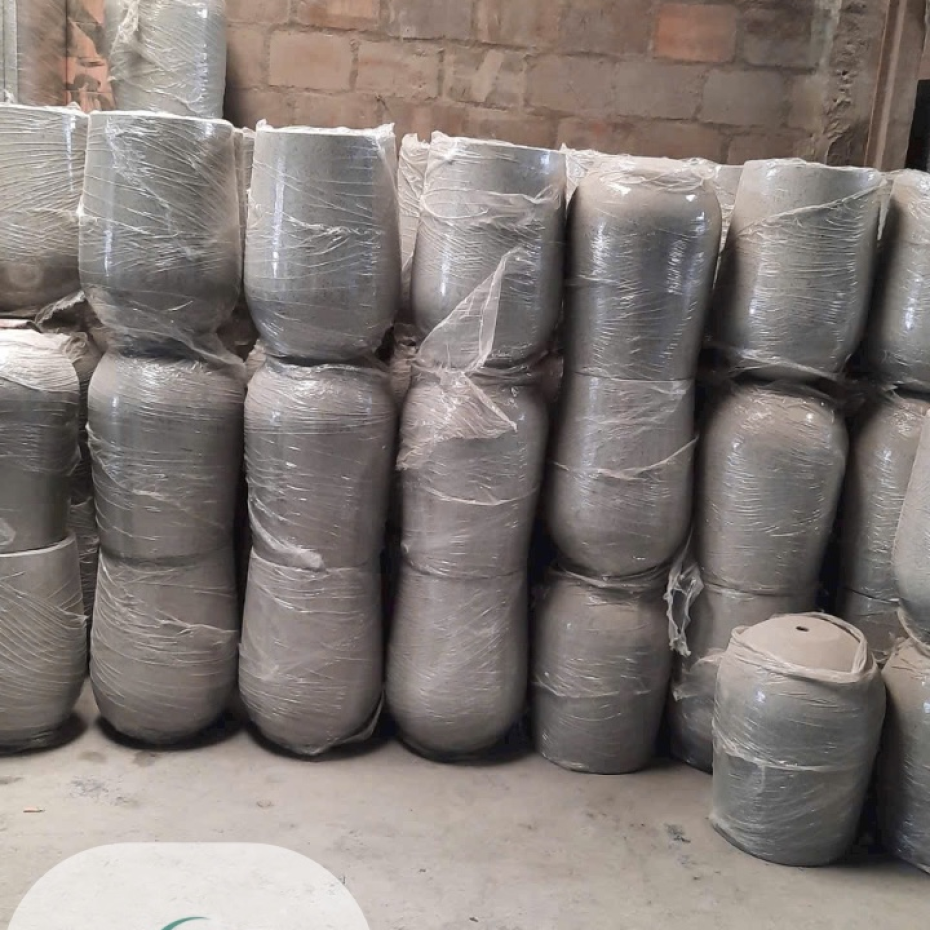 Chậu Xi Măng Dáng Giọt Nước