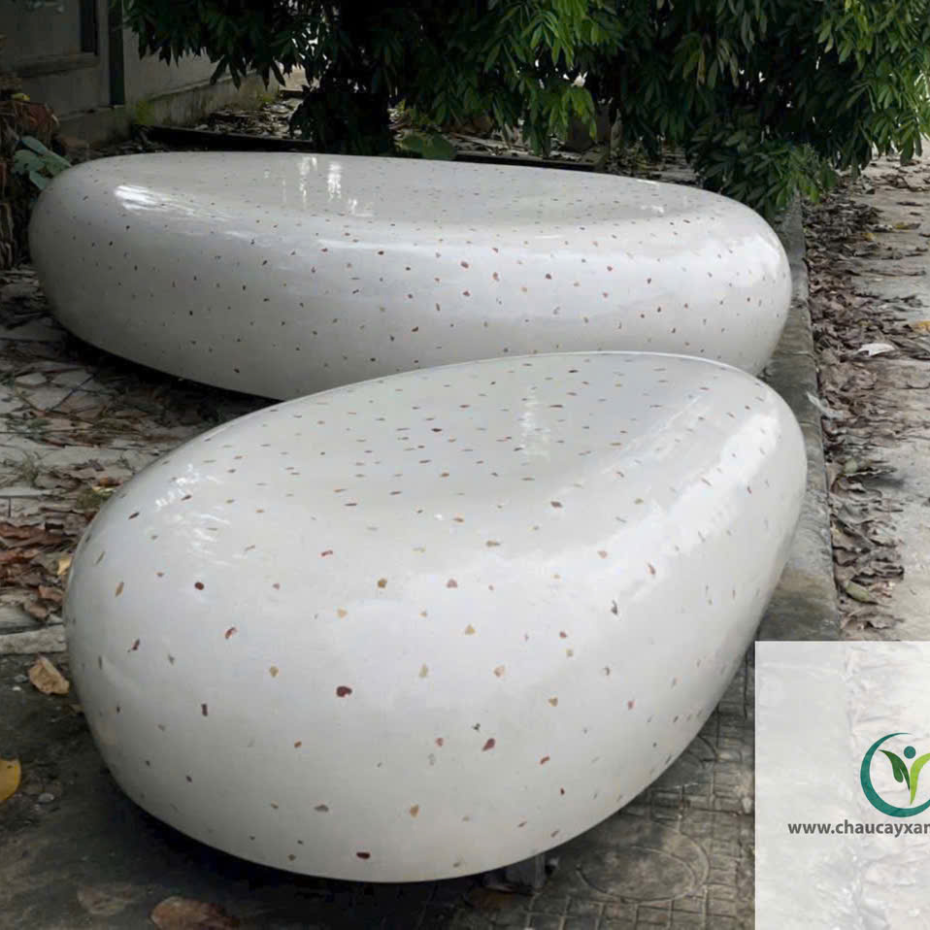 Bàn Ghế Đá Terrazzo Ngoài Trời  