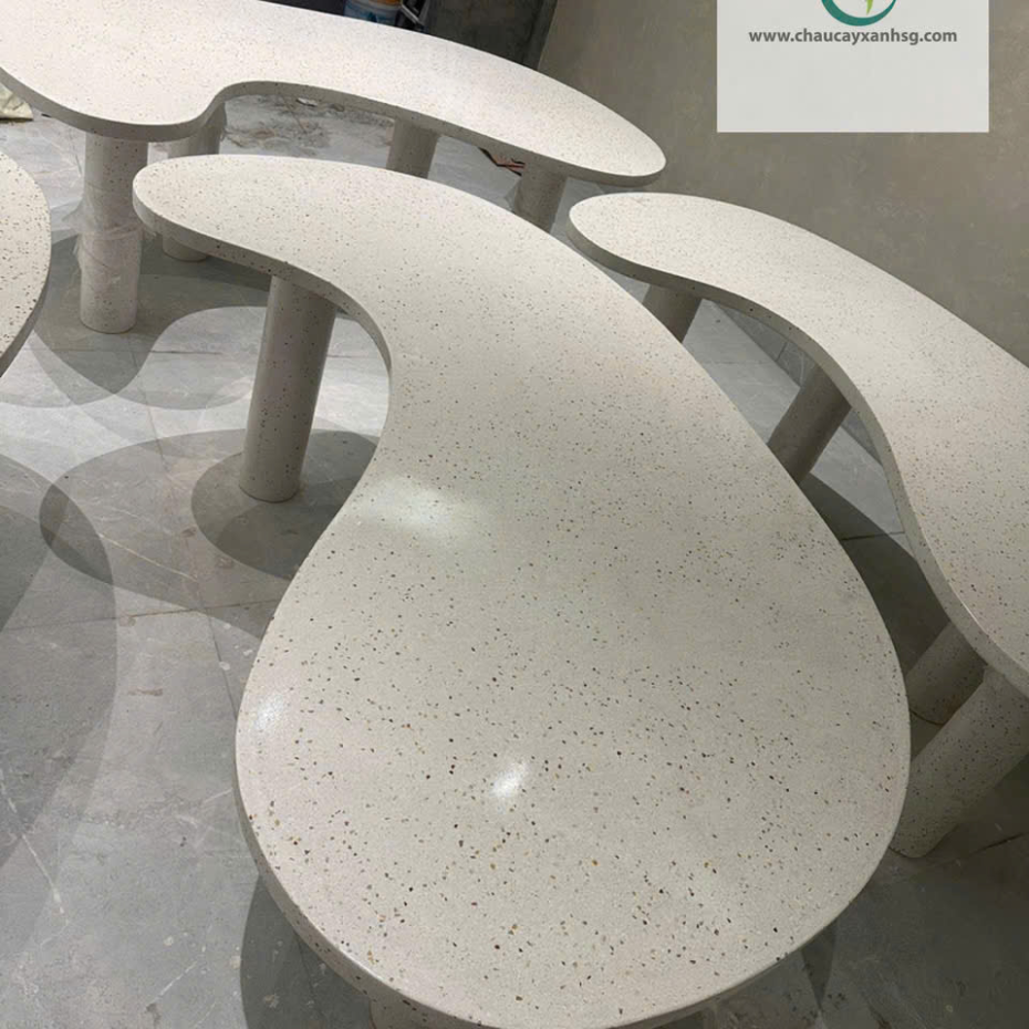 Bàn Đá Mài Terrazzo Cho Sảnh, Phòng Trưng Bày