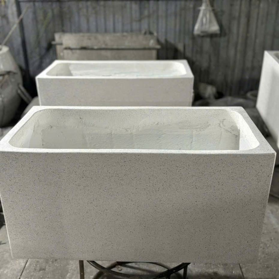 Bán Chậu Xi Măng Hình Chữ Nhật Trồng Cây TP.HCM