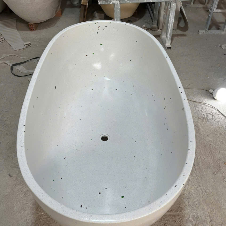 Bồn Tắm Nằm Đá Mài Terrazzo Tại Thành Phố Hồ Chí Minh
