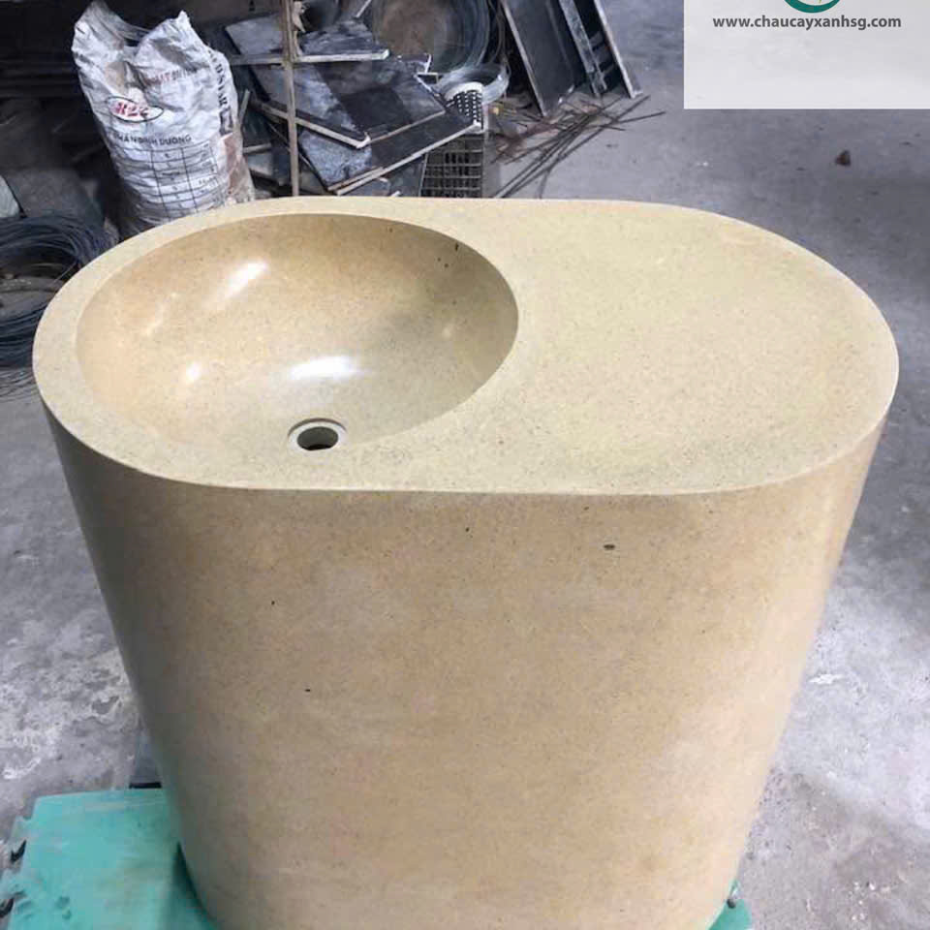 Chậu Rửa Mặt Đá Terrazzo Đẹp