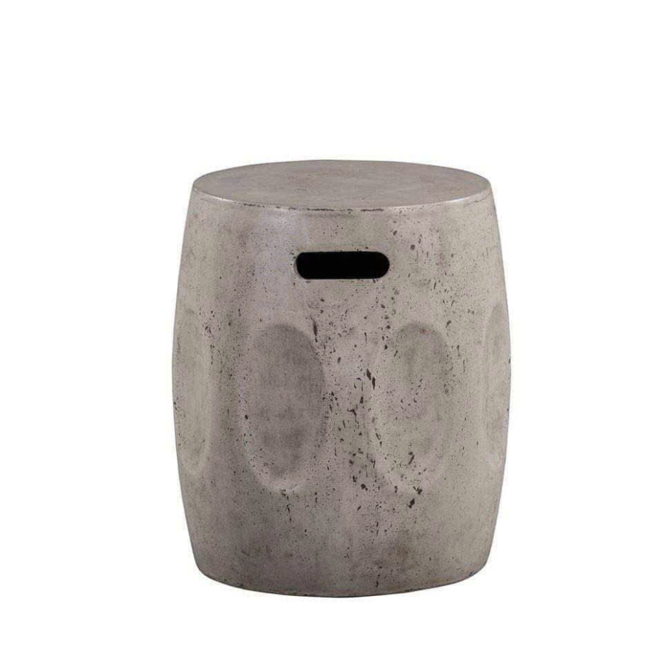 Đôn bê tông đá mài hình trống