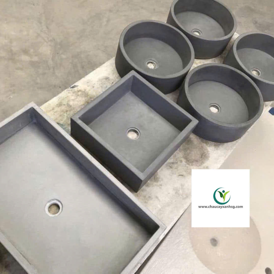 Xưởng Sản Xuất Chậu Rửa Lavabo Theo Yêu Cầu, Lavabo Đá Mài Treo Tường