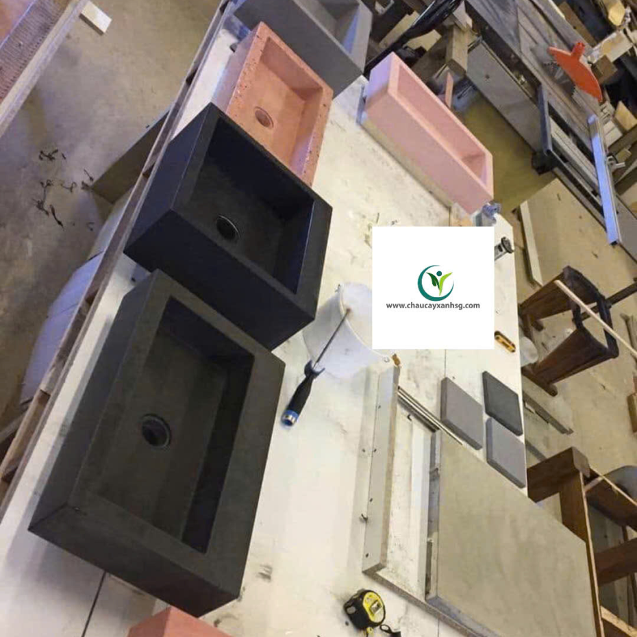 Xưởng Sản Xuất Chậu Rửa Lavabo Theo Yêu Cầu, Lavabo Đá Mài Treo Tường