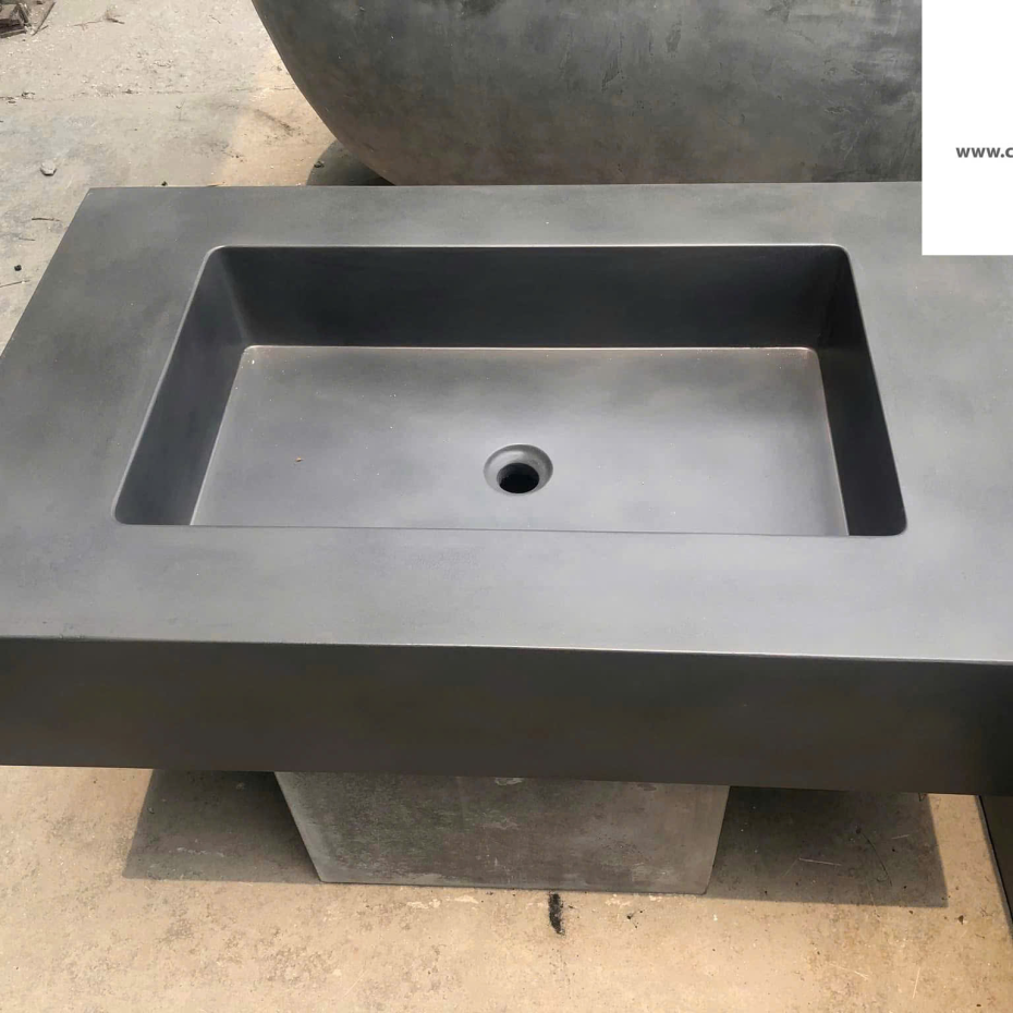 Xưởng Sản Xuất Chậu Rửa Lavabo Theo Yêu Cầu, Lavabo Đá Mài Treo Tường