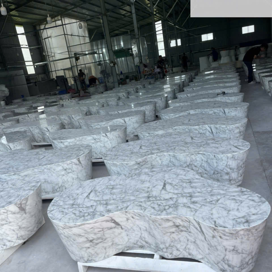 Bàn Sofa Nhúng Đá Marble Xuất Khẩu 