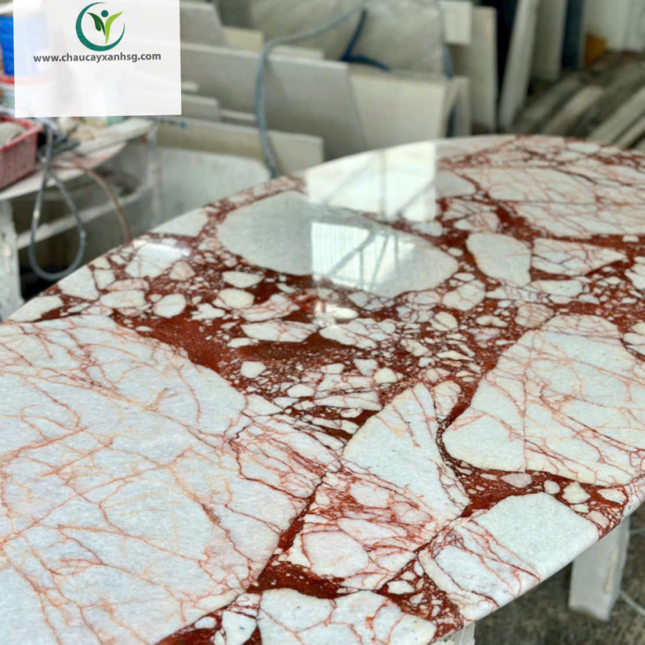 Sản Xuất Bàn Ghế Bê Tông Nhúng Đá Marble