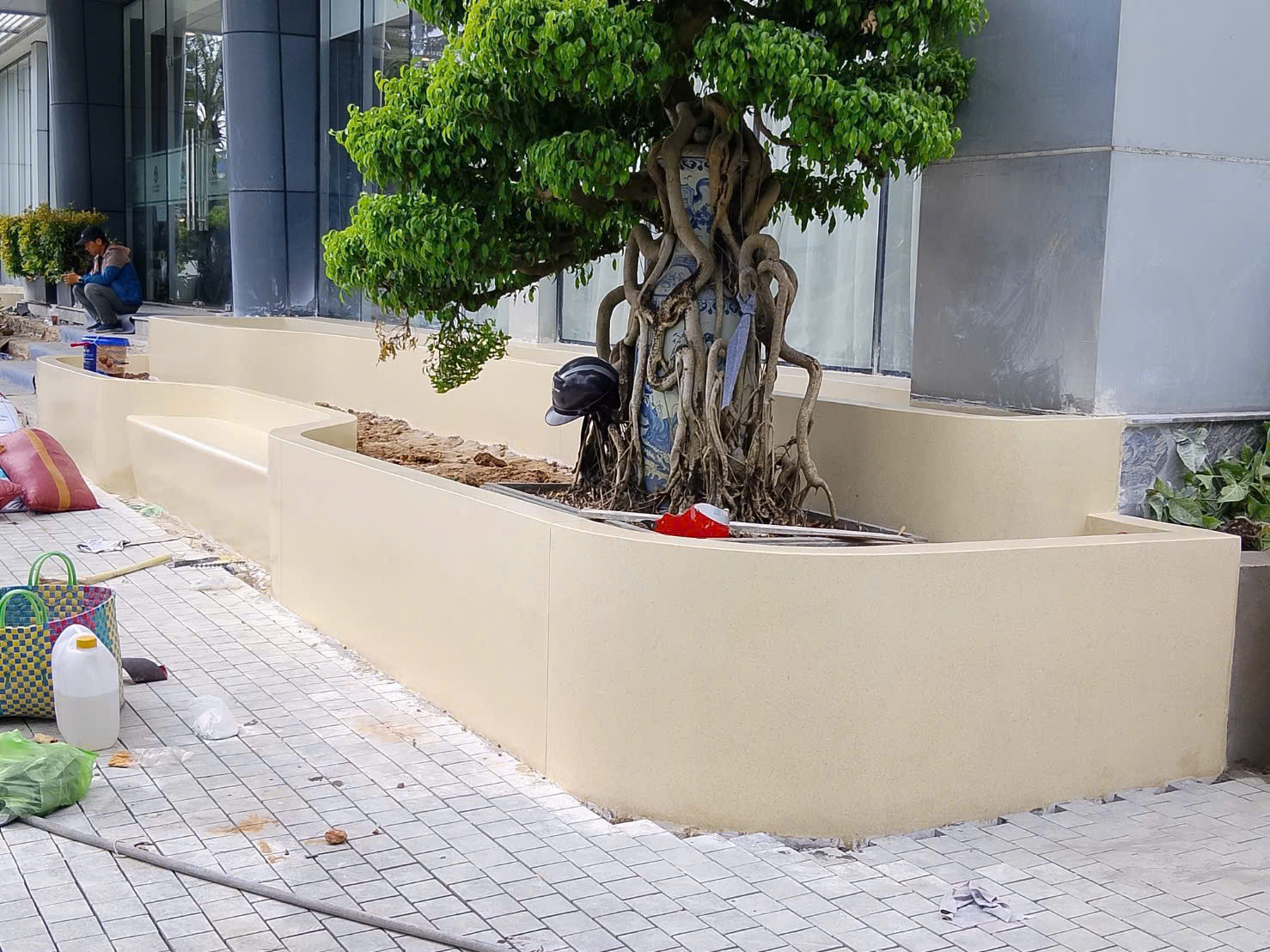 thi công sàn terrazzo 