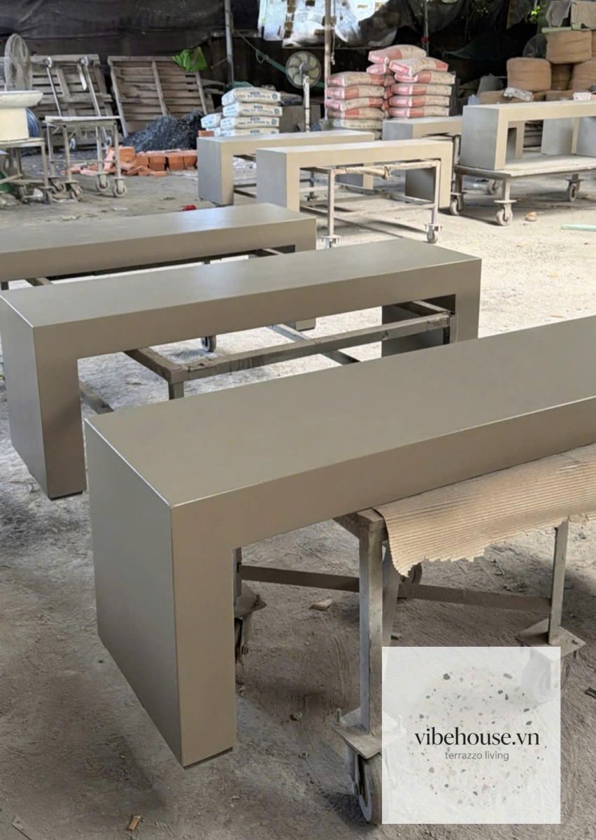 Ghế Đá Mài Terrazzo Ngoài Trời Có Bền Không?