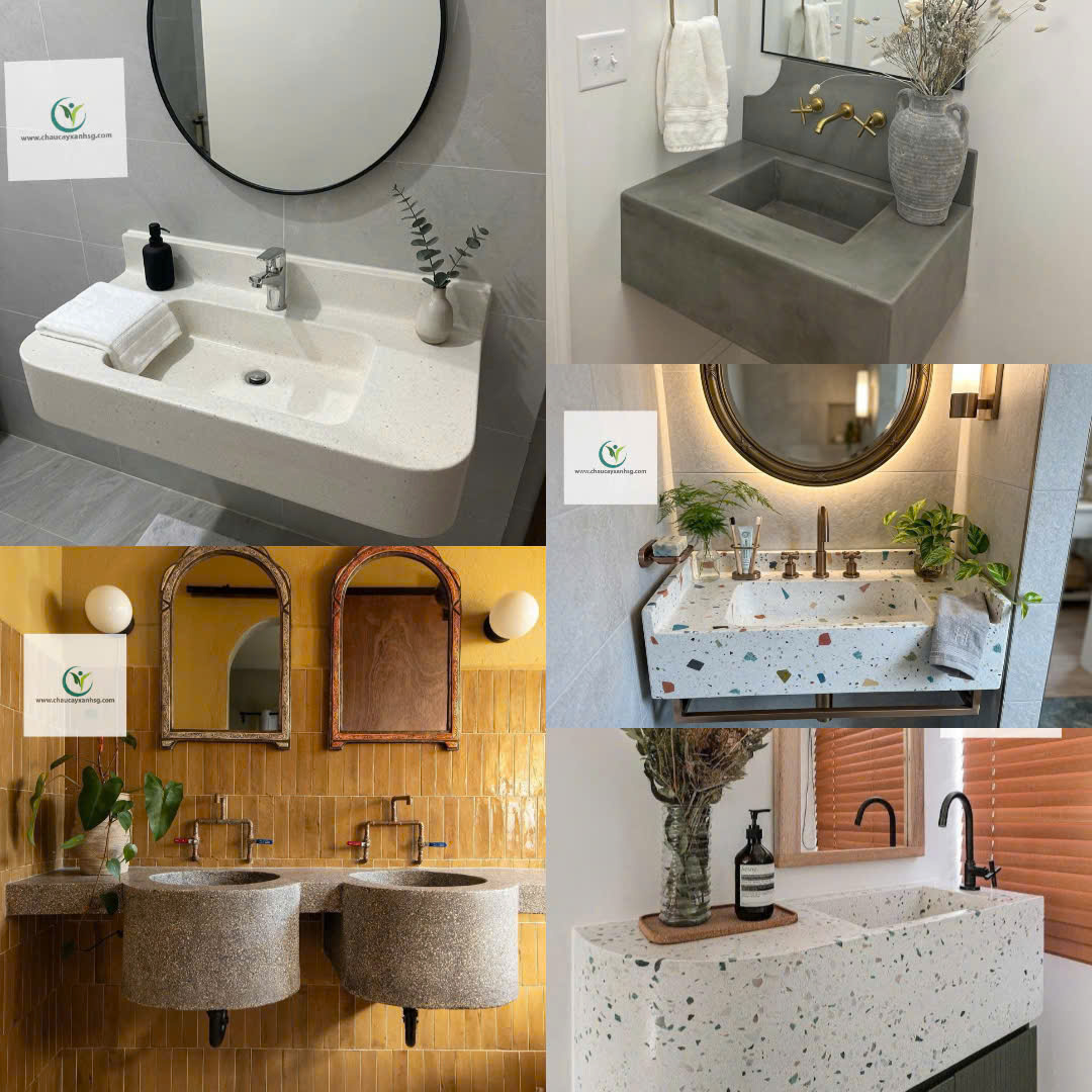 Lavabo Terrazzo Theo Bản Vẽ Kiến Trúc Sư 