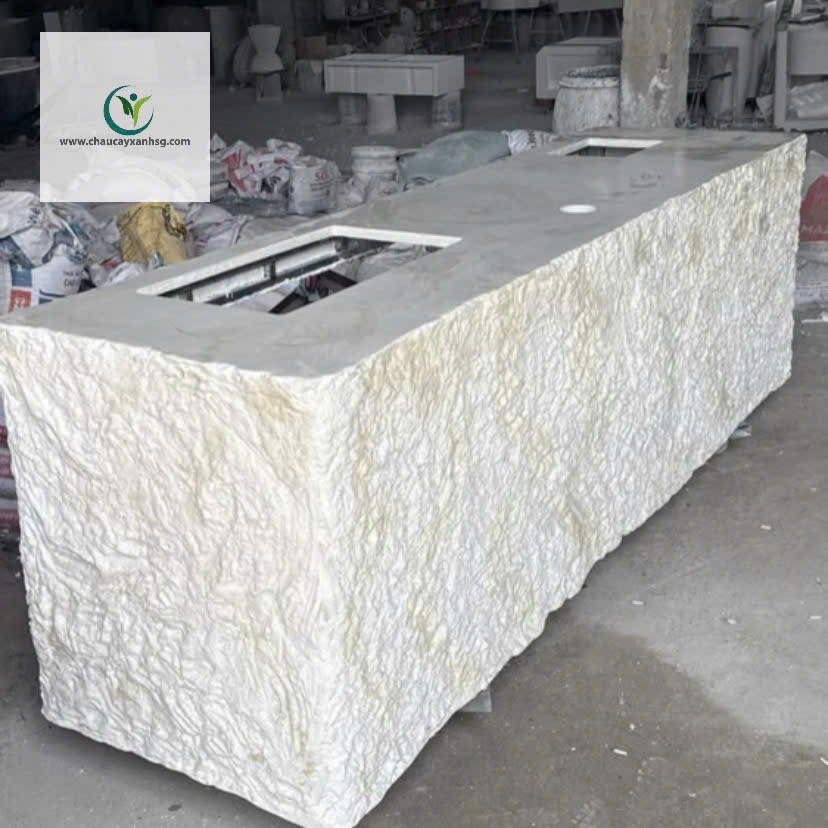 30 Mẫu Lavabo Terrazzo Đẹp Cho Biệt Thự