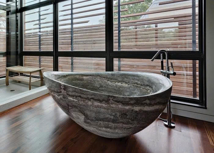 So Sánh Bồn Tắm Terrazzo Và Đá Tự Nhiên 