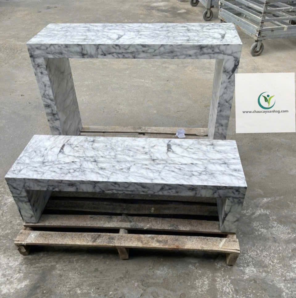 Sản Xuất Bàn Ghế Bê Tông Nhúng Đá Marble