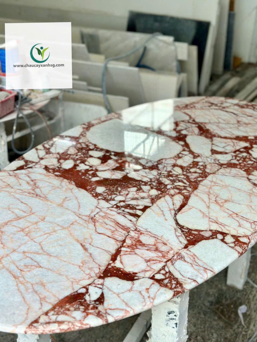 Sản Xuất Bàn Ghế Bê Tông Nhúng Đá Marble