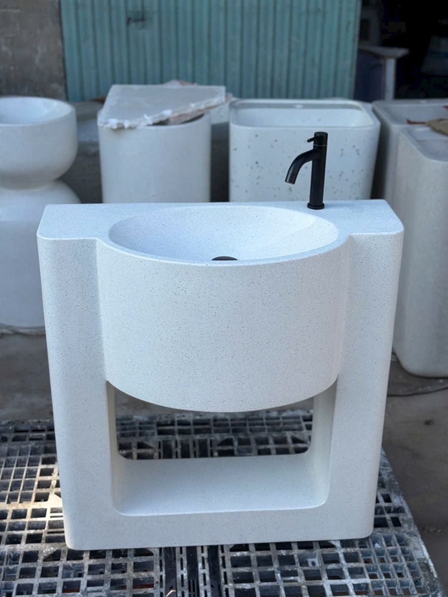 Chậu rửa bát terrazzo 1