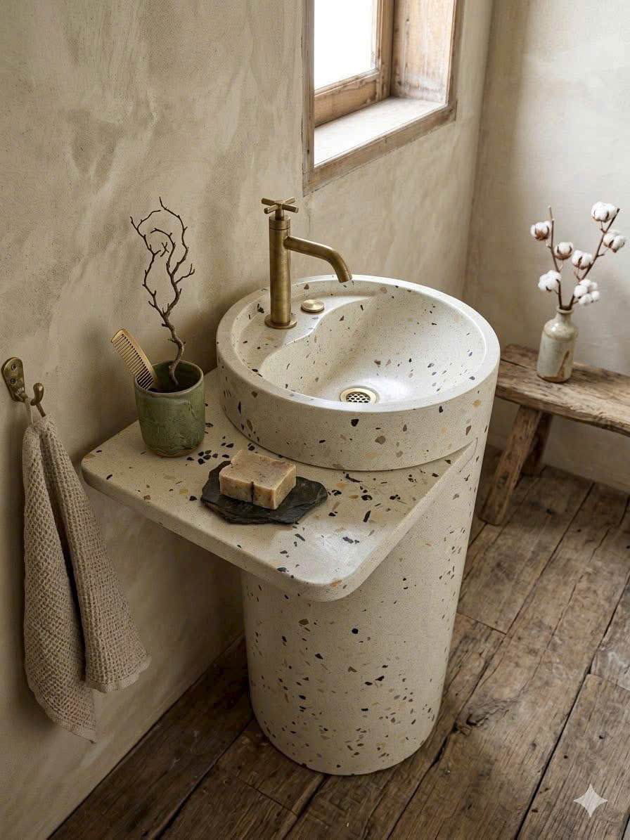 Trụ Đứng Terrazzo Đốm