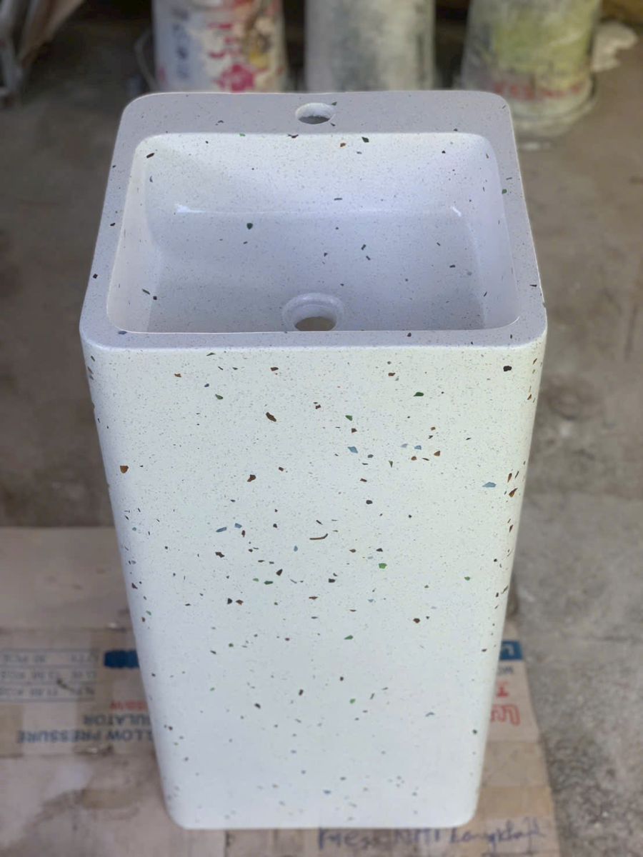 Chậu Lavabo Đá Mài Terrazzo đẹp giá xưởng